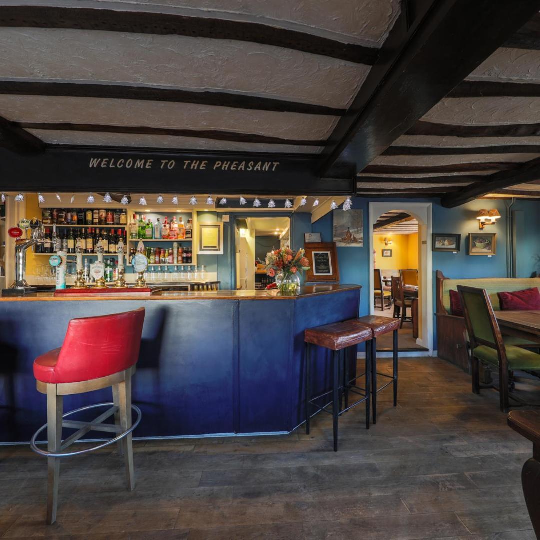 The Pheasant Public House & Hotel Gestingthorpe Exterior foto