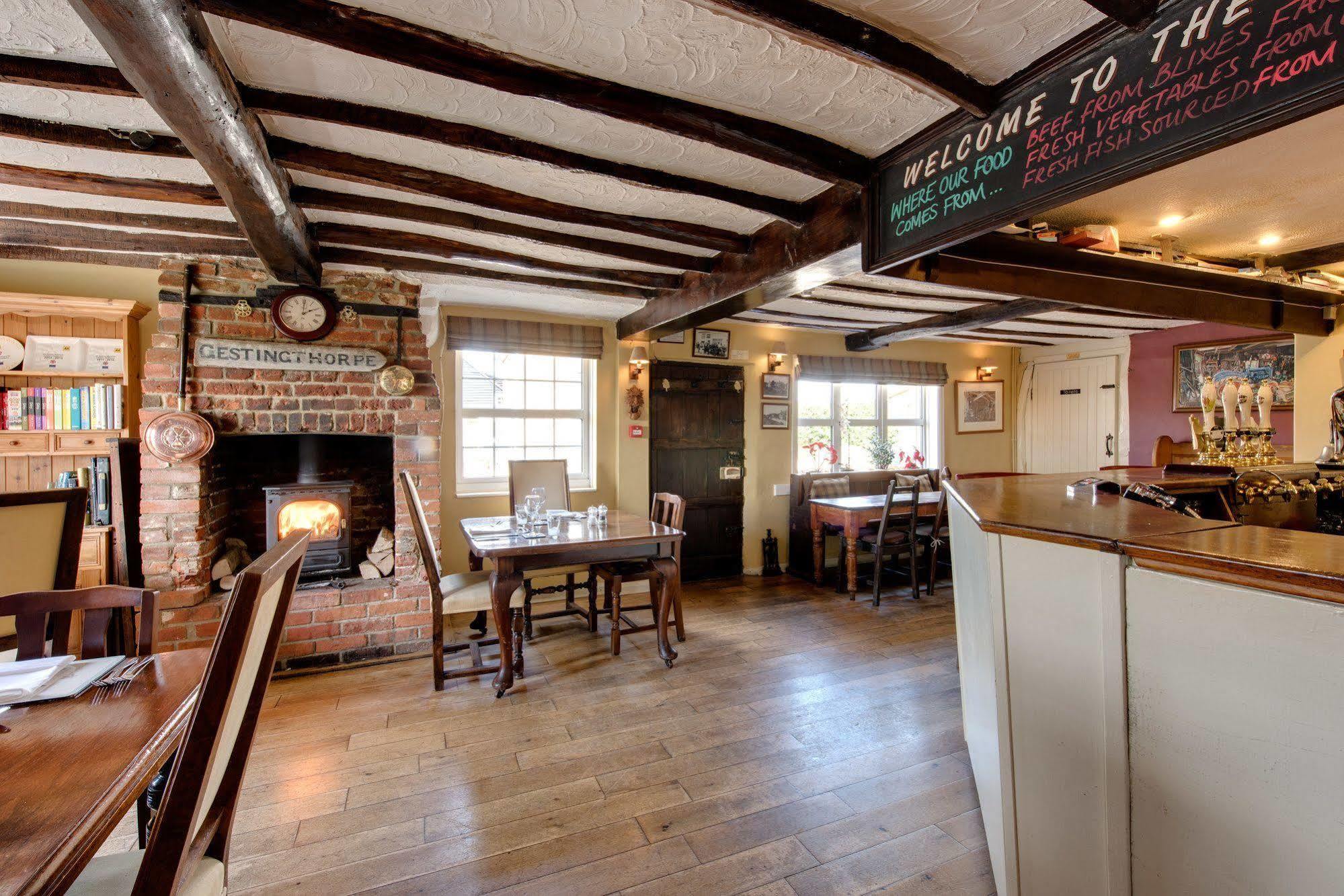 The Pheasant Public House & Hotel Gestingthorpe Exterior foto